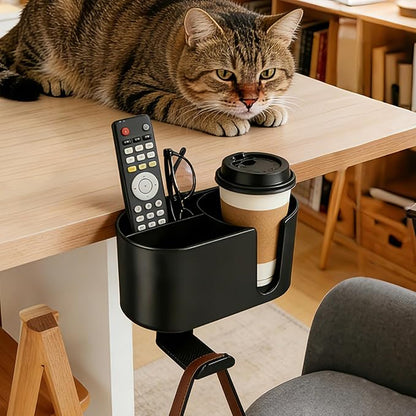 MYITYARD 4 in 1 Desk Cup Holder, Clamp On Drink Holder - Image 6