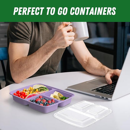 50 Pack 32 oz Meal Prep Containers Reusable - Image 7