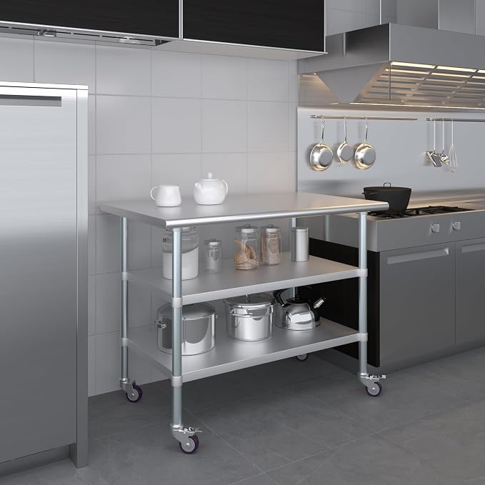 AmGood Stainless Steel Work Table - Image 9
