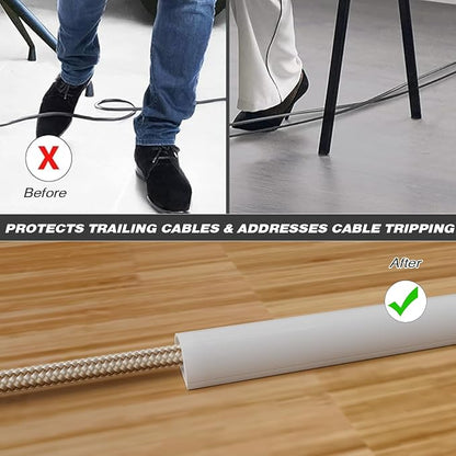 118" Silicone Cord Hider for Wall Mount TV, Self-Adhesive Cable Hider for 1 Cord - Image 3