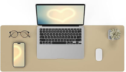 Non-Slip Desk Pad, Desk mat, Waterproof PU Leather Protector, Easy Clean Laptop by AFIING