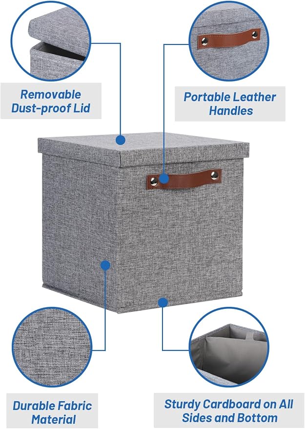 Temary Foldable Fabric Storage Bins - Image 4