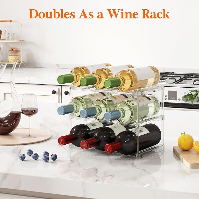 Lifewit Stackable Water Bottle Storage Organizer, Tumbler Cup Organizer - Image 4