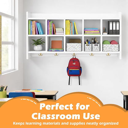 Wall Cubbies, 10 Cubby Storage Organizer - Image 6