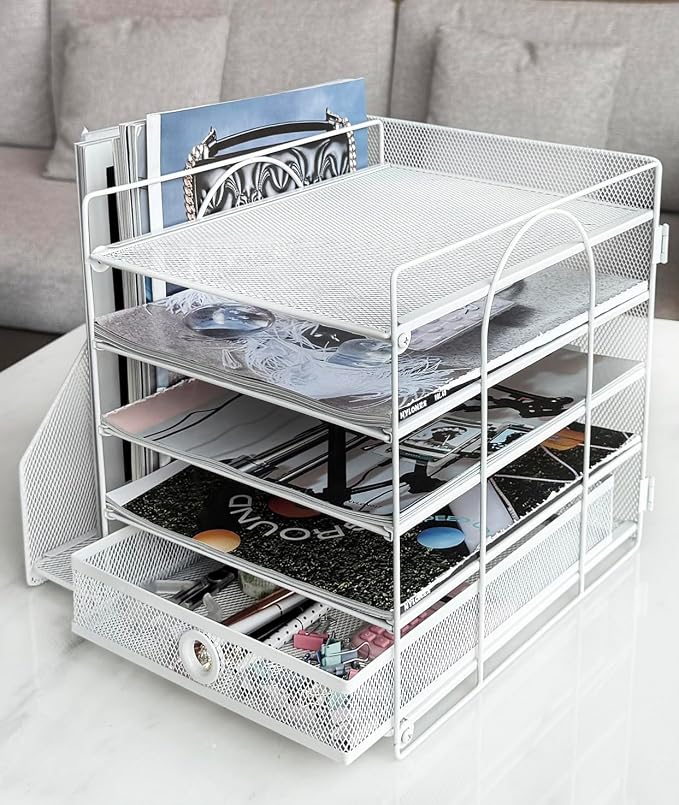 5-Tier Paper Letter Organizer by Unknown