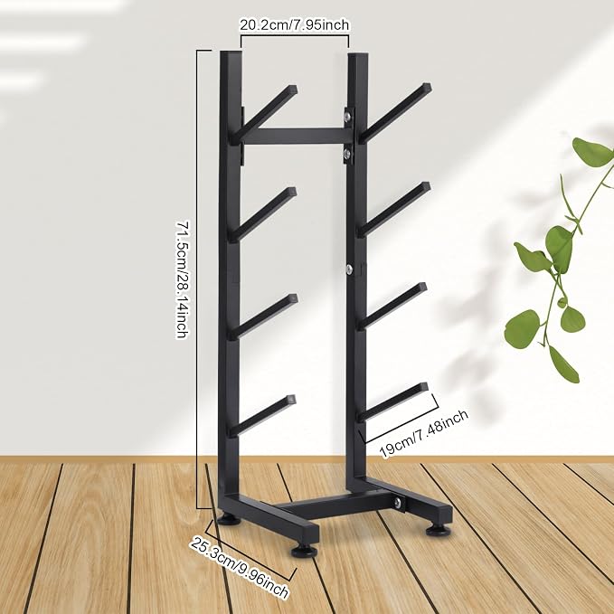 BiJun Skateboard Racks Floor Stand, 4-Layer Skateboard Holder, Snowboard - Image 6
