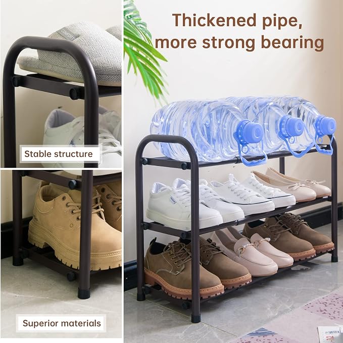 Gonfoam Expandable 3-Tier Shoe Rack - Image 5