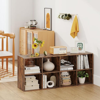 Giantex 8-Cube Bookcase, Floor Standing Bookshelf - Image 8