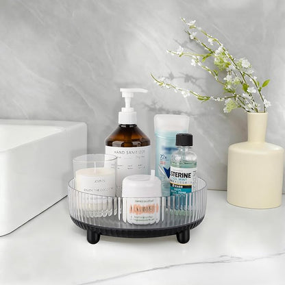 Anyoifax 360 Rotating Makeup Organizer Perfume Tray Skincare Holder Spinning - Image 4