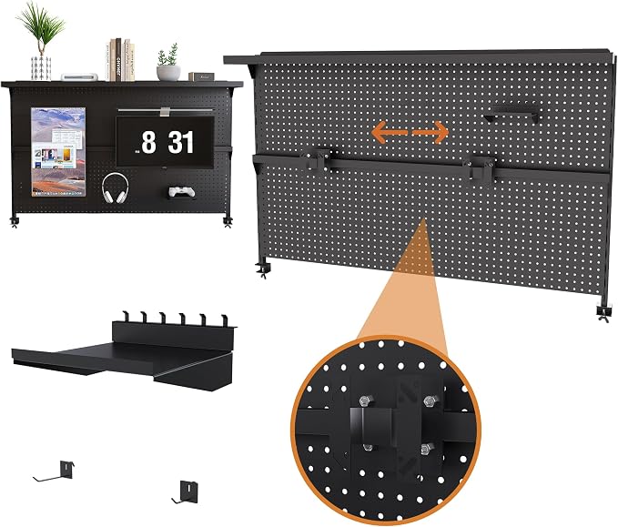 KEIKI Metal Pegboard Desk Organizer - Image 3