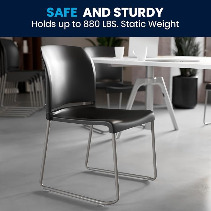 Flash Furniture Hercules Series Contoured Stacking Chairs - Image 10