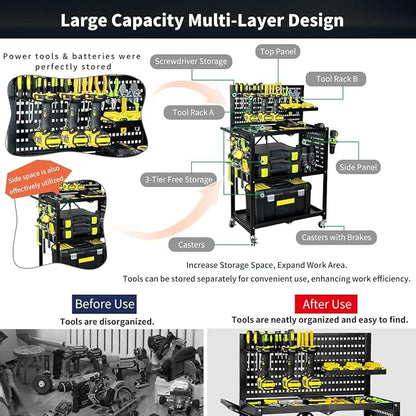Lumizone Rolling Tool Cart - Image 3
