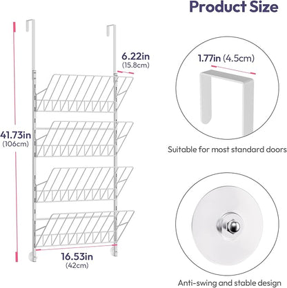 SWTYMIKI Over the Door Shoe Organizer - Image 2