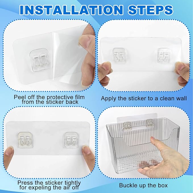 8 Pcs Storage Organizer Bins - Image 4