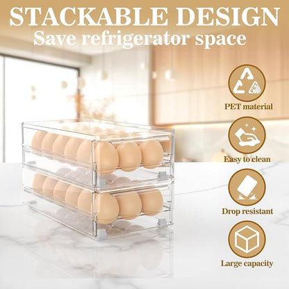 Acrylic Egg Box Transparent 18 and 36 Pack Storage - Image 4