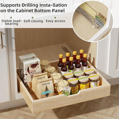 Pull Out Drawers for Cabinets, 16½” W x 21” D Soft Close Slide Out Drawers for - Image 5