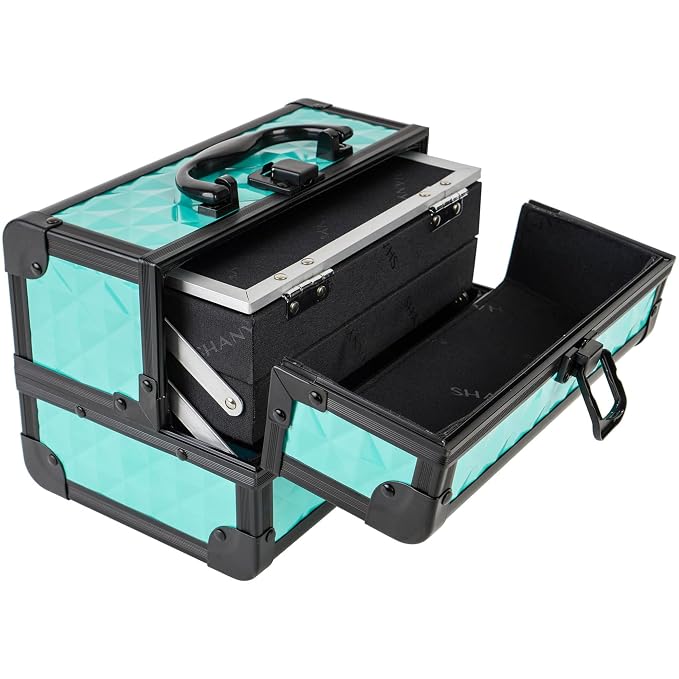 SHANY Chic Makeup Train Case Cosmetic Box Portable Makeup Case Cosmetics Beauty - Image 7