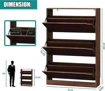 Xixini Shoe Storage Cabinet for Entryway - Image 2