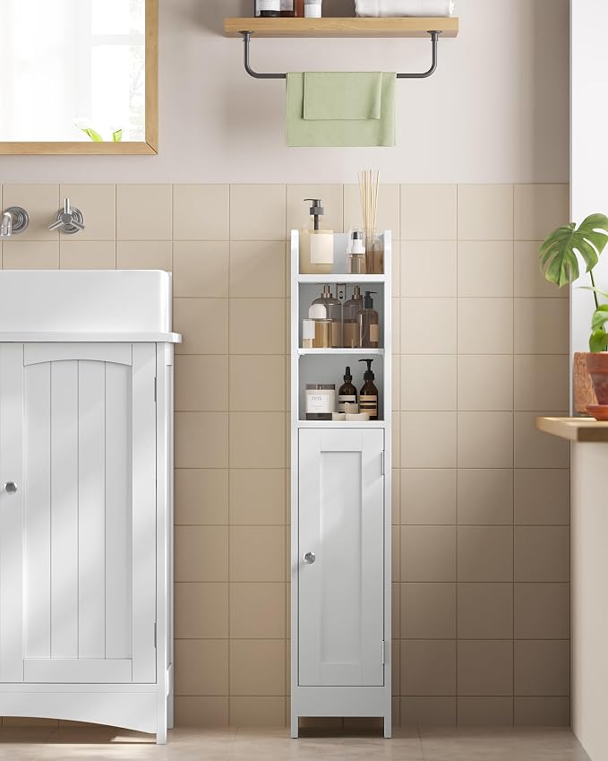 VASAGLE Small Storage Corner Floor Cabinet - Image 8