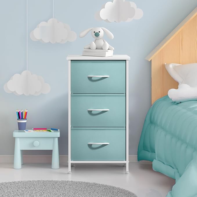 Sorbus Nightstand with 3 Drawers - Image 2