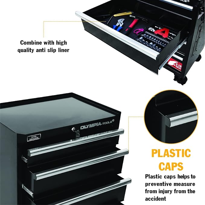 Olympia Tools 27-Inch Rolling Tool Cabinet - Image 7