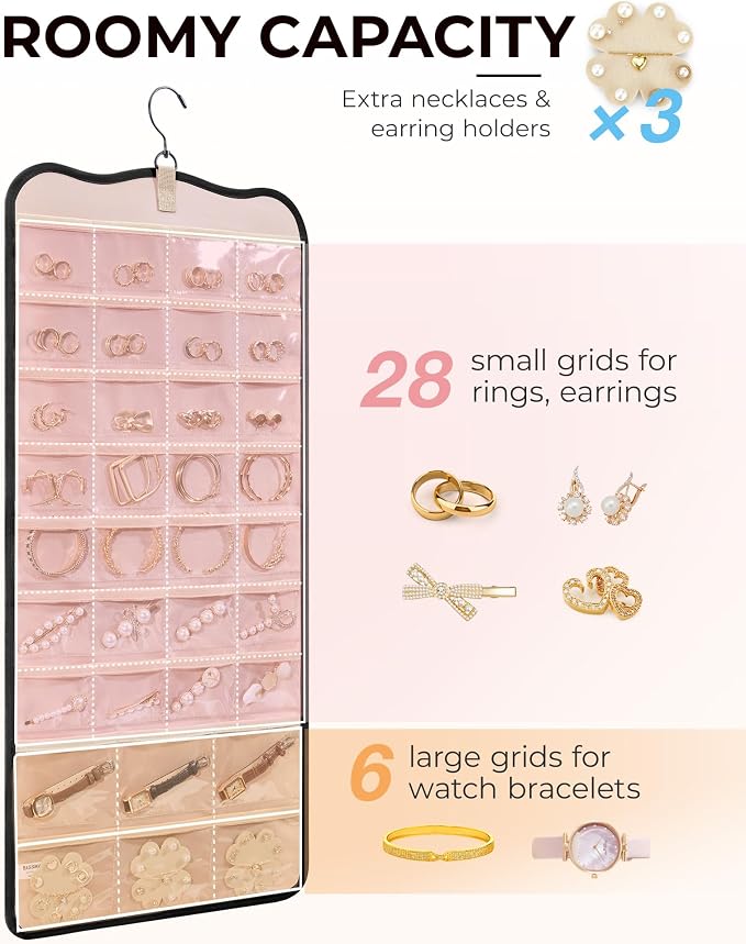 BAGSMART Hanging Jewelry Organizer Storage - Image 2