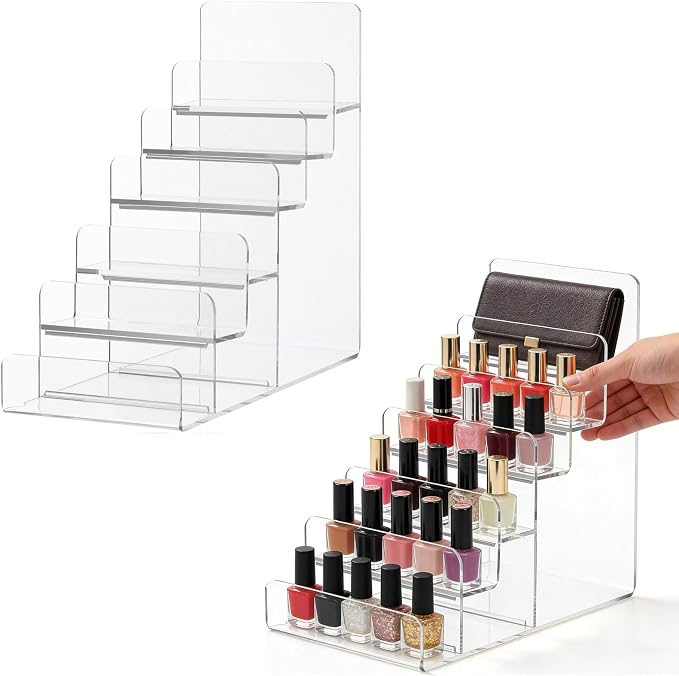 Cabilock 6-Tier Clear Acrylic Display Stand by cabilock