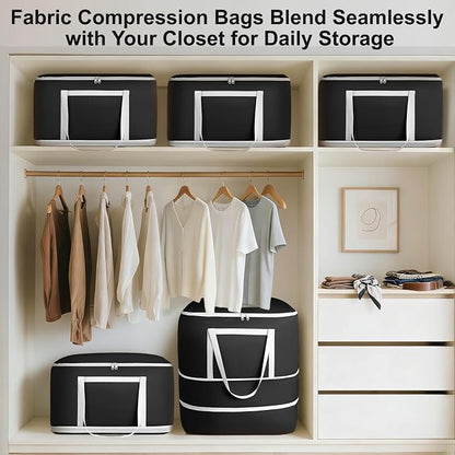 Comforter Storage Bag - 120L Bedding Storage Bags - Image 4
