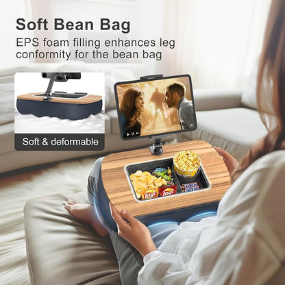 Lap Beanbag Tablet Pillow Stand, Adjustable iPad Holder - Image 2