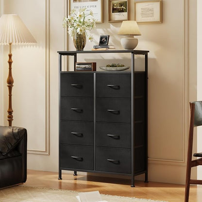 DUMOS 8 Drawers Fabric Dresser - Image 8