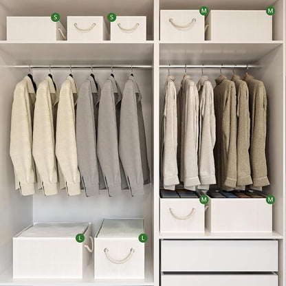 Closet Storage Bins, Linen Closet Organizers and Storage Basket - Image 5