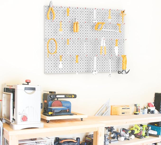 TORACK Metal Pegboard Panels and Hooks - Image 2