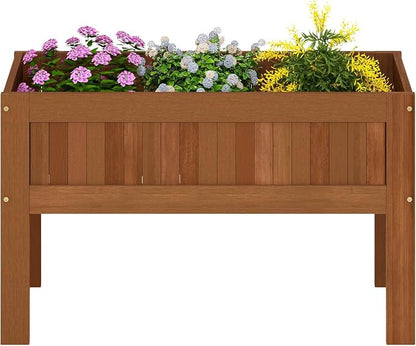 Furinno TIOMAN Planter Box, Outdoor Elevated Standing Planter Box, Raised - Image 4