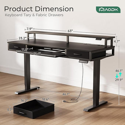 AODK Electric Standing Desk - Image 3