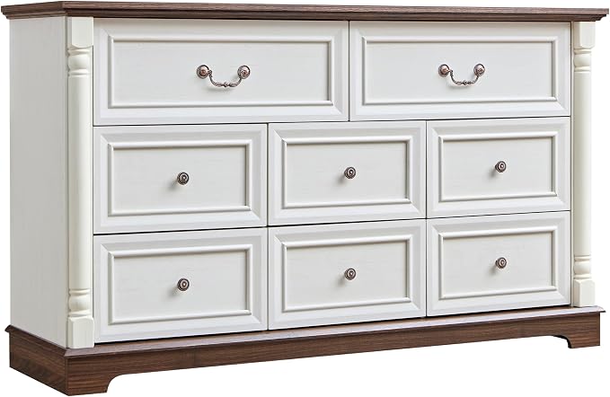 Farmhouse 8 Drawer Dresser by Unknown
