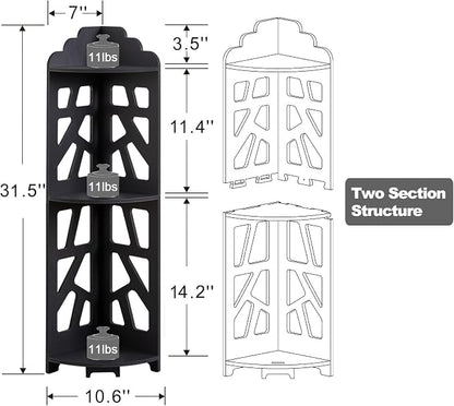 J JINXIAMU Corner Shelves, Corner Shelf Stand Waterproof Great - Image 2