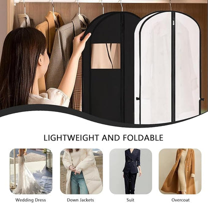 2 Pack Garment Bags for Travel, Foldable & Portable Garment Bag - Image 6
