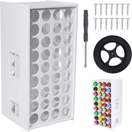 GLOBLELAND 72 Holes 360° Spining Craft Paint Organizer by GLOBLELAND