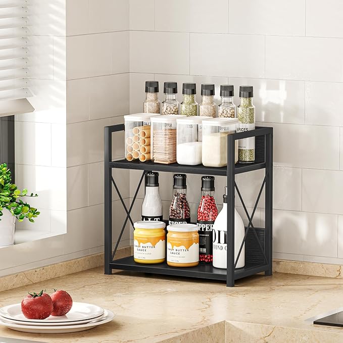 Giikin Countertop Organizer, 2 Tier Coffee Station Organizer - Image 5