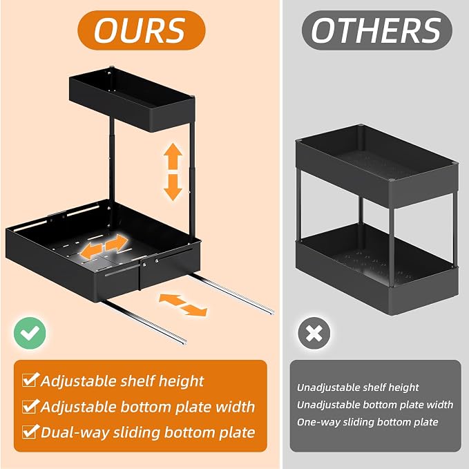 2Packs Under Sink Organizer - Image 3