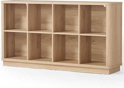 8 Cube Storage Book Shelf, Floor Standing Wooden Cubby Bookcase by Joaxswe
