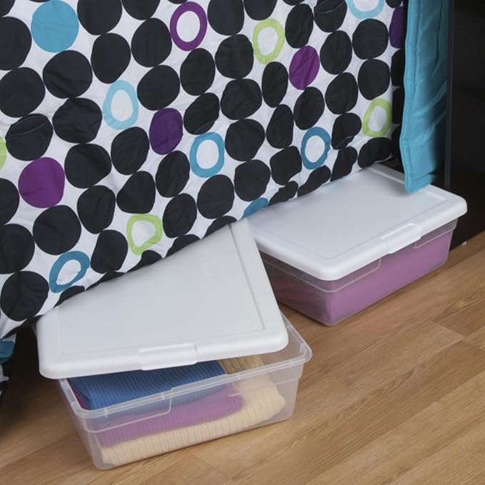 Sterilite 40 Pack Storage Box, 28 Quart Stackable Tote - Image 7
