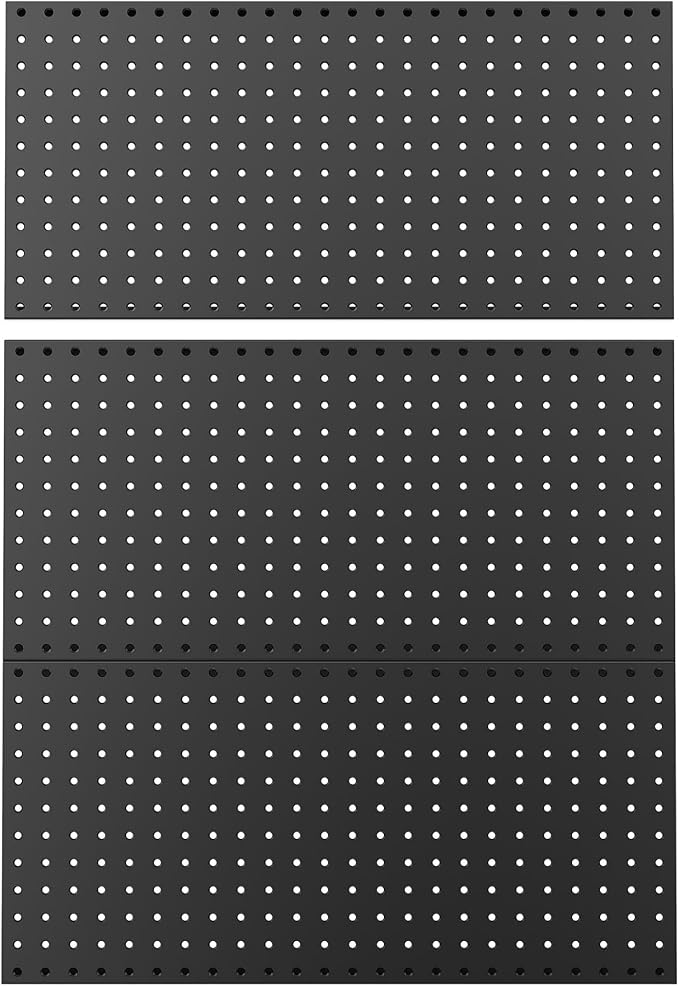 WALMANN Metal Pegboard Panels for Wall Garage Tools Storage Pegboard for Garage by WALMANN