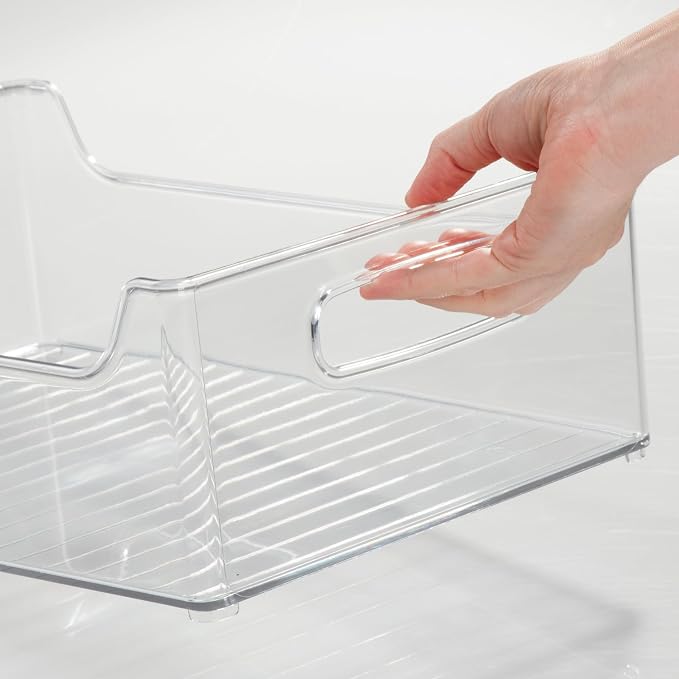 iDesign Stackable Clear Plastic Storage Bin, - Image 8