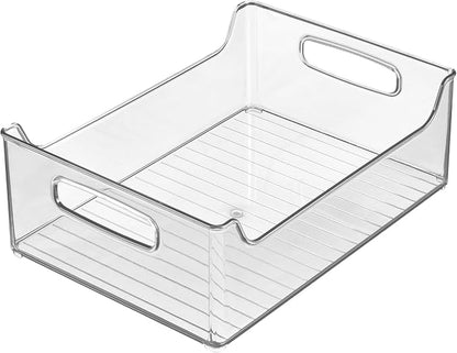 iDesign Stackable Clear Plastic Storage Bin, - Image 10