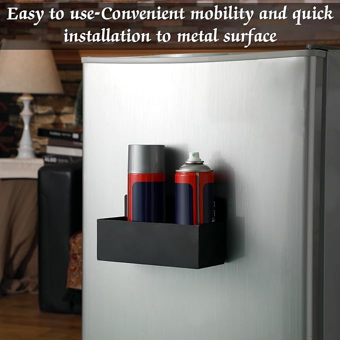 Gisafai 2 Pcs Magnetic Aerosol Spray Can Holder Heavy Duty Magnet Toolbox - Image 5