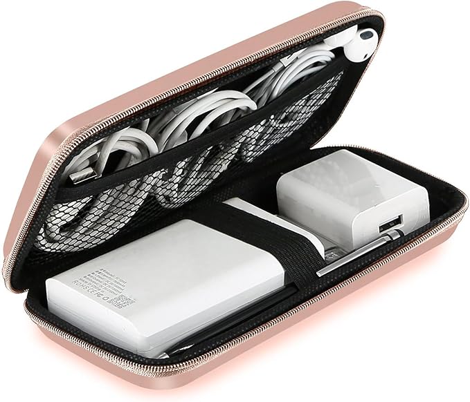 iMangoo Travel Essential Electronics Organizer Pouch Charger Case, Shockproof by iMangoo