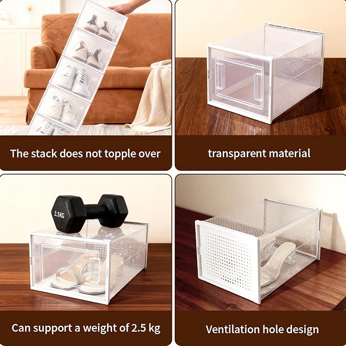 Shoe Boxes, Stack Without Toppling Modular storage boxes combine freely - Image 7