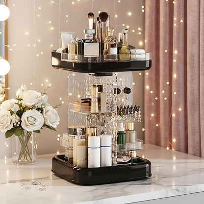 360 Rotating Make up Organizer for Vanity & Countertop, Spinning Perfume and - Image 4