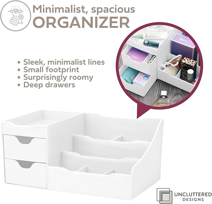 Uncluttered Designs Large Makeup Organizer - Image 4
